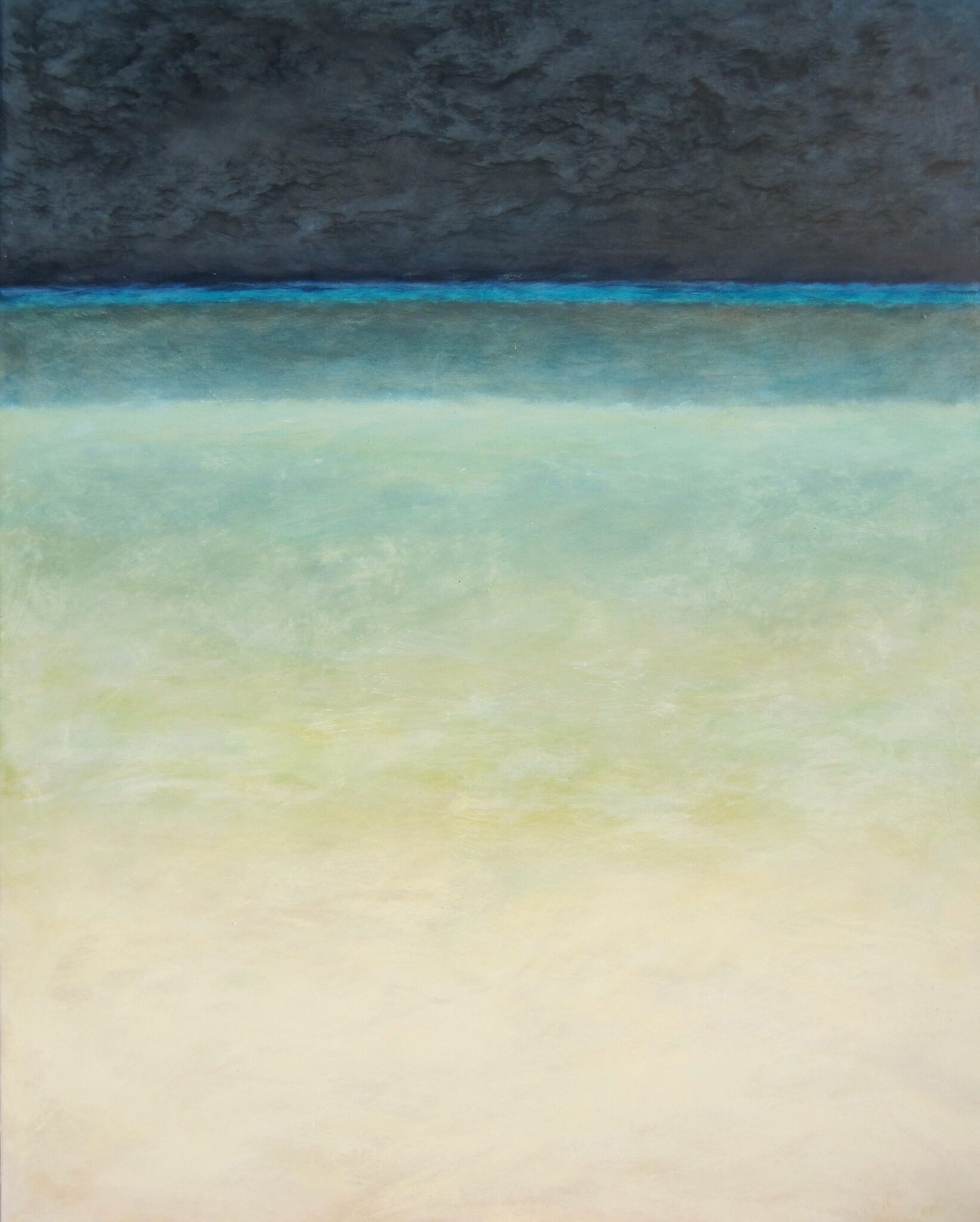 100 cm x 80 cm Pigmentlasur auf Leinwand